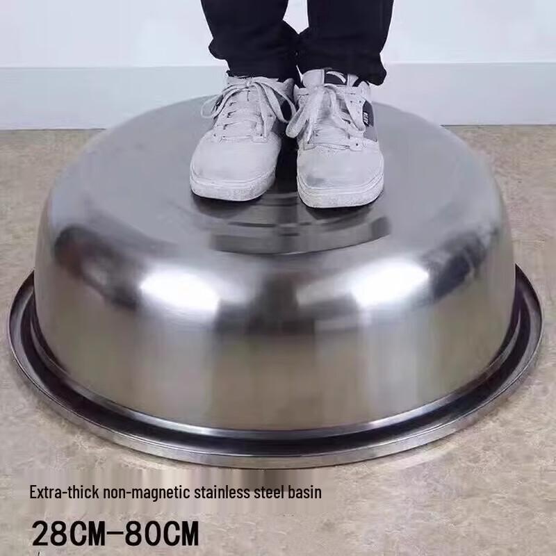 AVADEN Round Stainless Steel Multi-purpose Basin