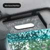 Diamond-Inlaid Leather Car Tissue Box Visor & Seat Back Holder