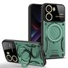 Luxury Armor Magsafe Wireless Charging Case For Xiaomi Redmi Note 13 14 Pro Plus 5G Note 14S 13 4G Magnetic Bracket Bumper Cover