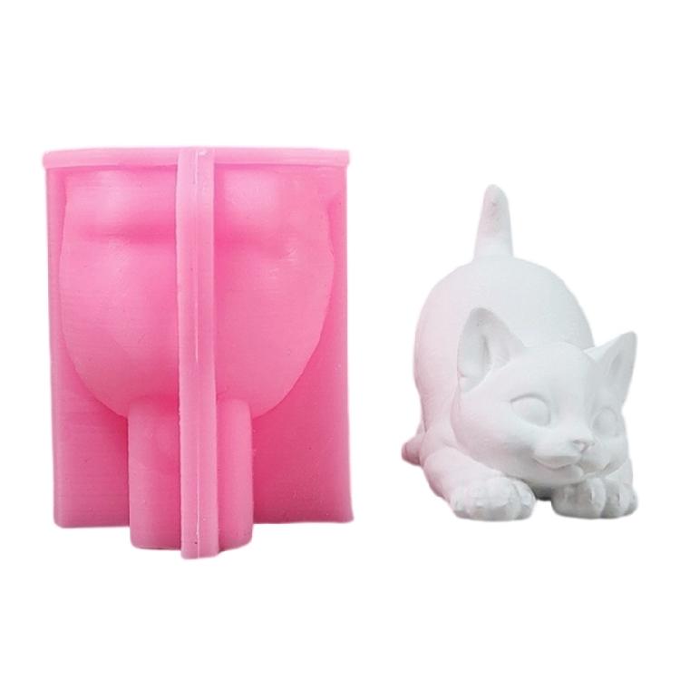 

Cats Shape Silicone Candle Molds for Candle Soap Candy Gypsum Decoration Temperature Resistant Fondant Silicone Mold 1