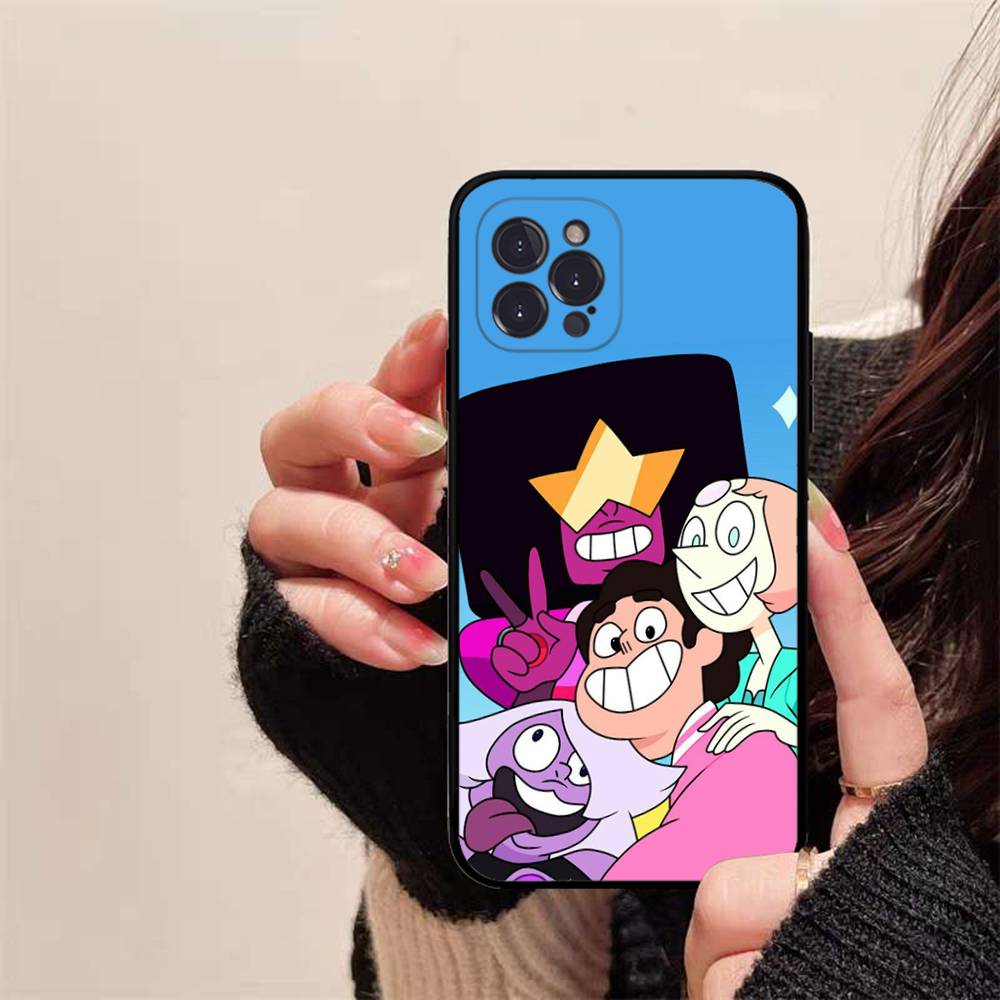 Classic Animation S-Steven U-Universe Phone Case For IPhone 16 15 14 13 12 Mini 11 Pro XS Max X XR SE 6 7 8 Plus Soft