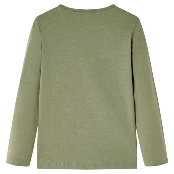 T-shirt enfants à manches longues imprimé 2 couleurs et 5 dimensions disponibles