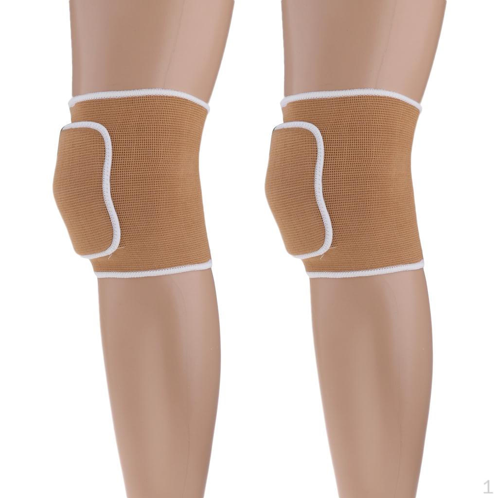 Anti-Collision Knee Pads Non-slip Dance Volleyball Support Sleeve - Gray