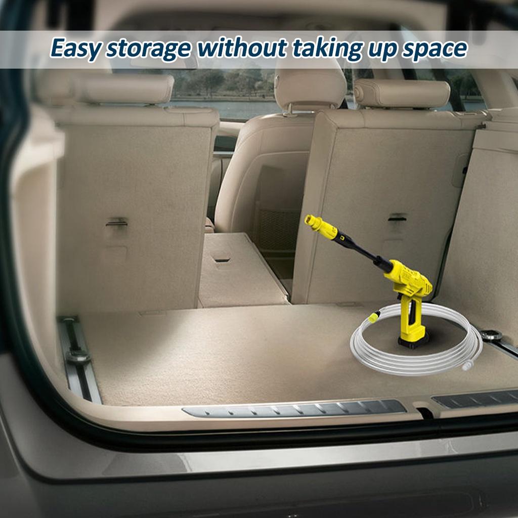 800W Handheld Auto Spray Powerful Car Washer Cordless High Pressure Car Washer Guns Garden Water Jet Foam Generator 2 Battery 24V