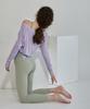 Debiweeo Soft Boat Neck Slit Cover-Up Devi-T0079-Lavender