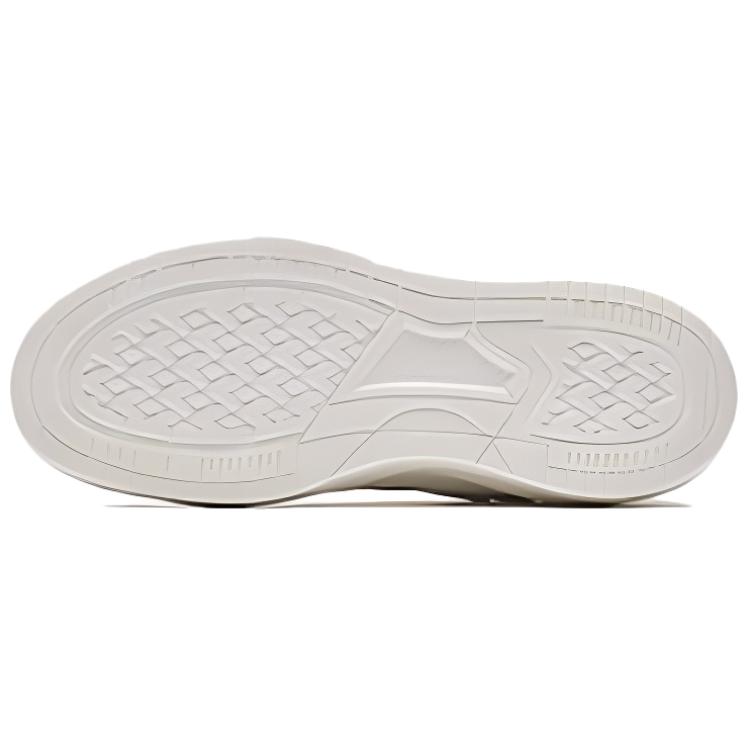 Anta Gel Elastic Comfortable Versatile Non-Slip Increased Height Low-Top Sneakers Men Sneakers White Blue 912528003-3