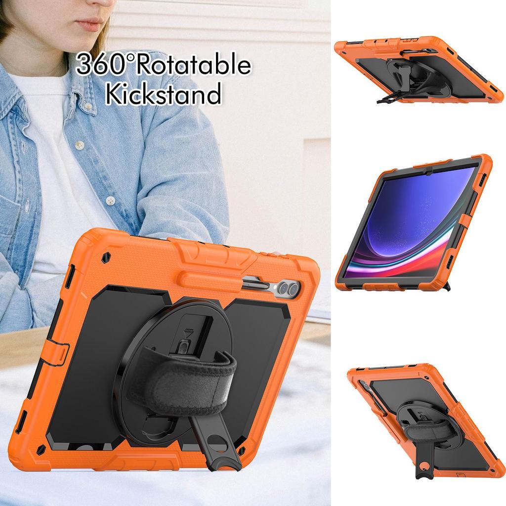 Samsung S9/S10 FE+/S8/S7 Plus/S11 Ultra Drop-proof Tablet Case with Wrist Strap