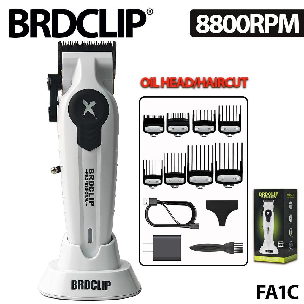 BRDCLIP FA1CW 8800RPM Motors Electric Men' S Hair Clipper Professional Barber Tools Beard Trimmer Shaver Hair Cutting Machine