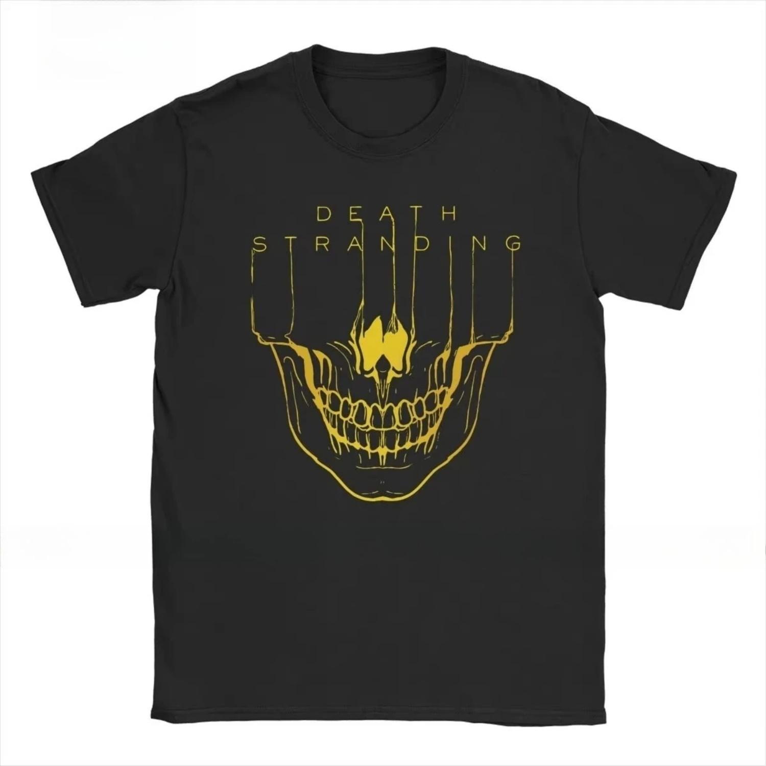 

Футболка Death Stranding Кодзима Хидео Metal Gear Solid Ридус Нор Игра Mgs Хлопок Короткий рукав Футболки с принтом Топы S