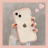 Einfarbig Leuchtend für iPhone 13 12 11 14 15 16 Pro Max XS Hülle Vollschutz Kamera Transparent Weicher Stoßfester Bumper Abdeckung