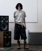 THEVINYLHOUSE Three-Quarter Dart Pants Black