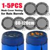 1-5pcs 60-120cm Mesh Cover Netting for Rain Barrel Water Collection Bucket Raindrop Anti-fall Leaves Filter Net Water Protection