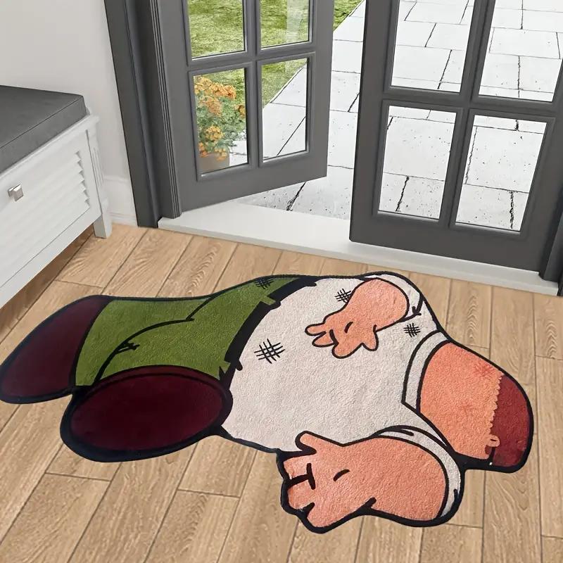 Cartoon Pattern Rugs for Bedroom Irregular Shapes Living Room Decoration Carpet Washable Bedside Floor Mat Anti-slip Lounge Rug