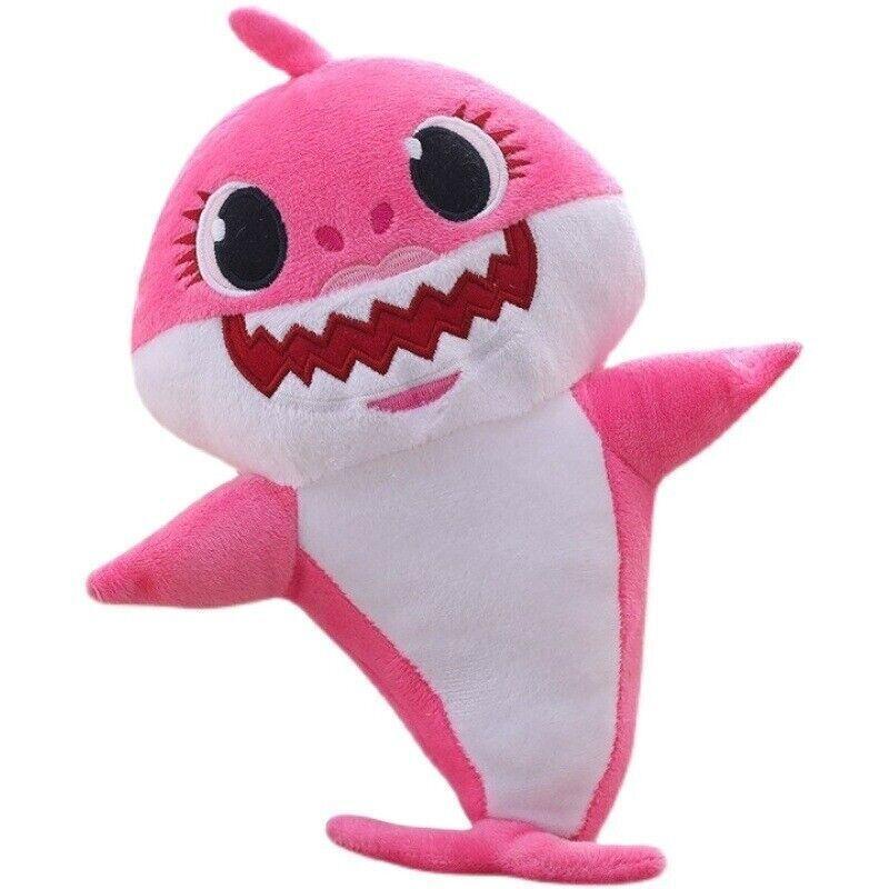 Shark Sing and Light Cartoon Baby Shark Stuffed Toys Kids Plush Toys Xmas Gifts for Children Kids