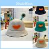 Cute Frog Eyes Glow Fisherman Hat Girls Spring Summer Sunshade Sunscreen Bucket Hat Lovely