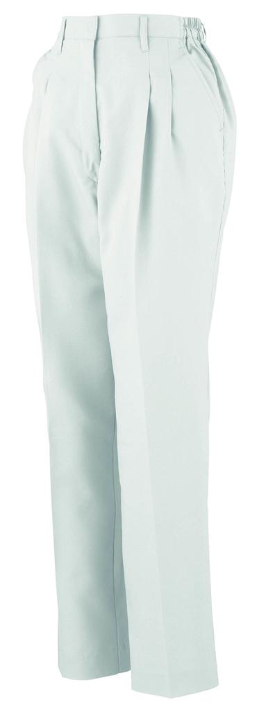 COCOS Nobuoka A-3364 Women's Summer Slacks, Silver, Size M