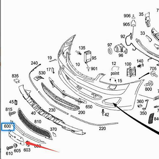 Compatible Front License Plate Bracket for Mercedes-Benz S-Class W220 S350