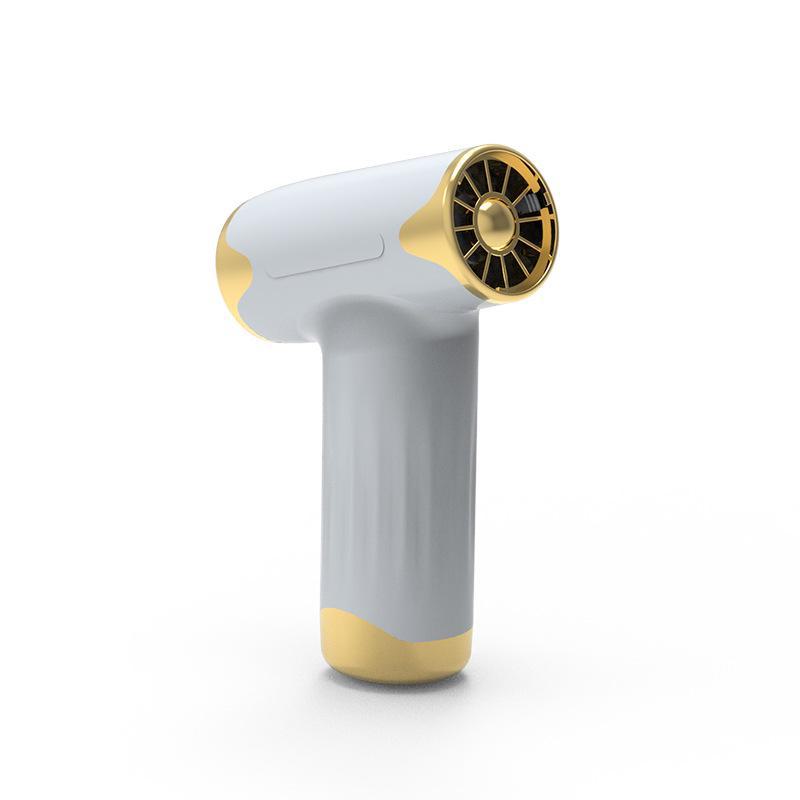 W10 Multifunctional High-Speed Turbo Fan with LED Light & Power Bank - 130,000 Speed Dust Removal Hair Dryer