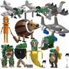 2025 Cartoon Italian Brainrot Animals Tung Tung Tung Sahur Building Blocks Model Desk Ornament Tralalelo Tralala Bricks Toy Gift