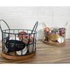 Iron Coffee Holder Versatile Coffee Storage Rack Coffee Pods Basket Decoration for Kitchen Countertop Espresso Pods Basket