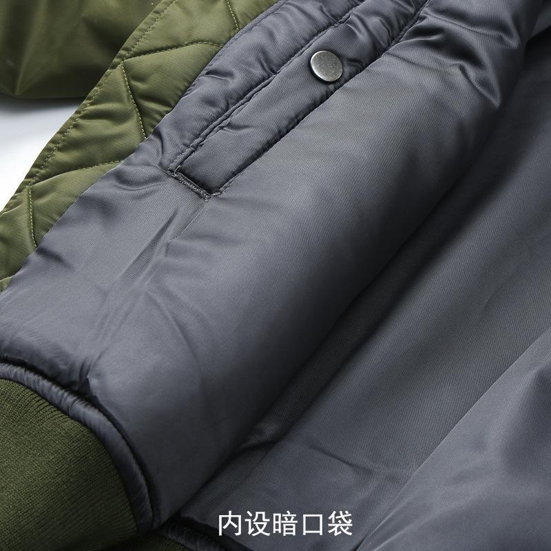 Row Jacket Vintage Cotton-padded Coat Work Thickened Cotton-padded Jacket Men's Parker Jacket Winter