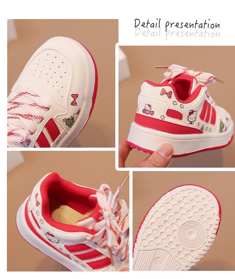 2026 Spring Kids' Low-Top Leather Sports Shoes - Non-Slip Soft Sole, Lightweight Design for Boys & Girls