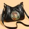 Damentasche Schulter Umhängetasche Mittelalterliche Tasche Große Kapazität Geschnitzte Muttertasche