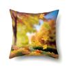 Maple Leaf Pillowcase Cartoon  Lumbar Pillow Sofa   Cushion