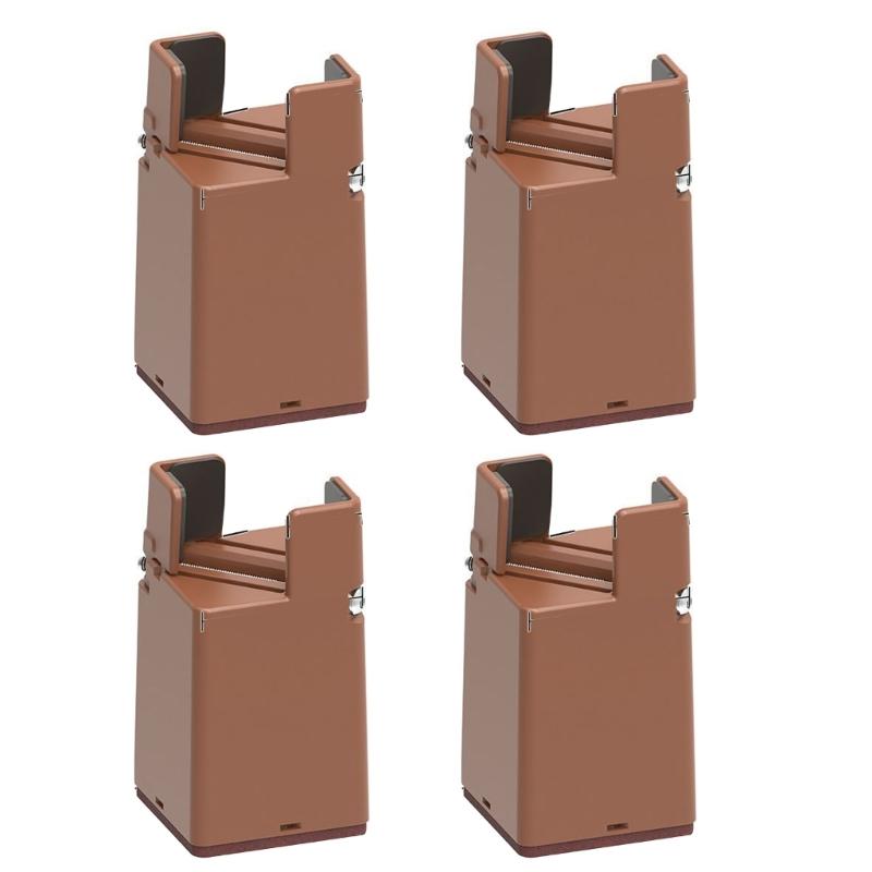 

4Pcs Adjustable Furniture Chair Feet Risers Chair Foot Protections Pad Furniture Heightening Foot Pad for Couch Cabinet