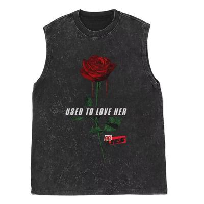 Sommer Guns N Roses American Vintage Gewaschen Old Weste Herren Damen Locker Retro Trend Ärmelloses T-Shirt Tanktops