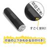 Three-piece set of titanium blasted black titanium seals with markings. Suitable for official use,