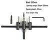 Adjustable Alloy Hole Opener Drill Bit for Woodworking, Gypsum, and Plastic