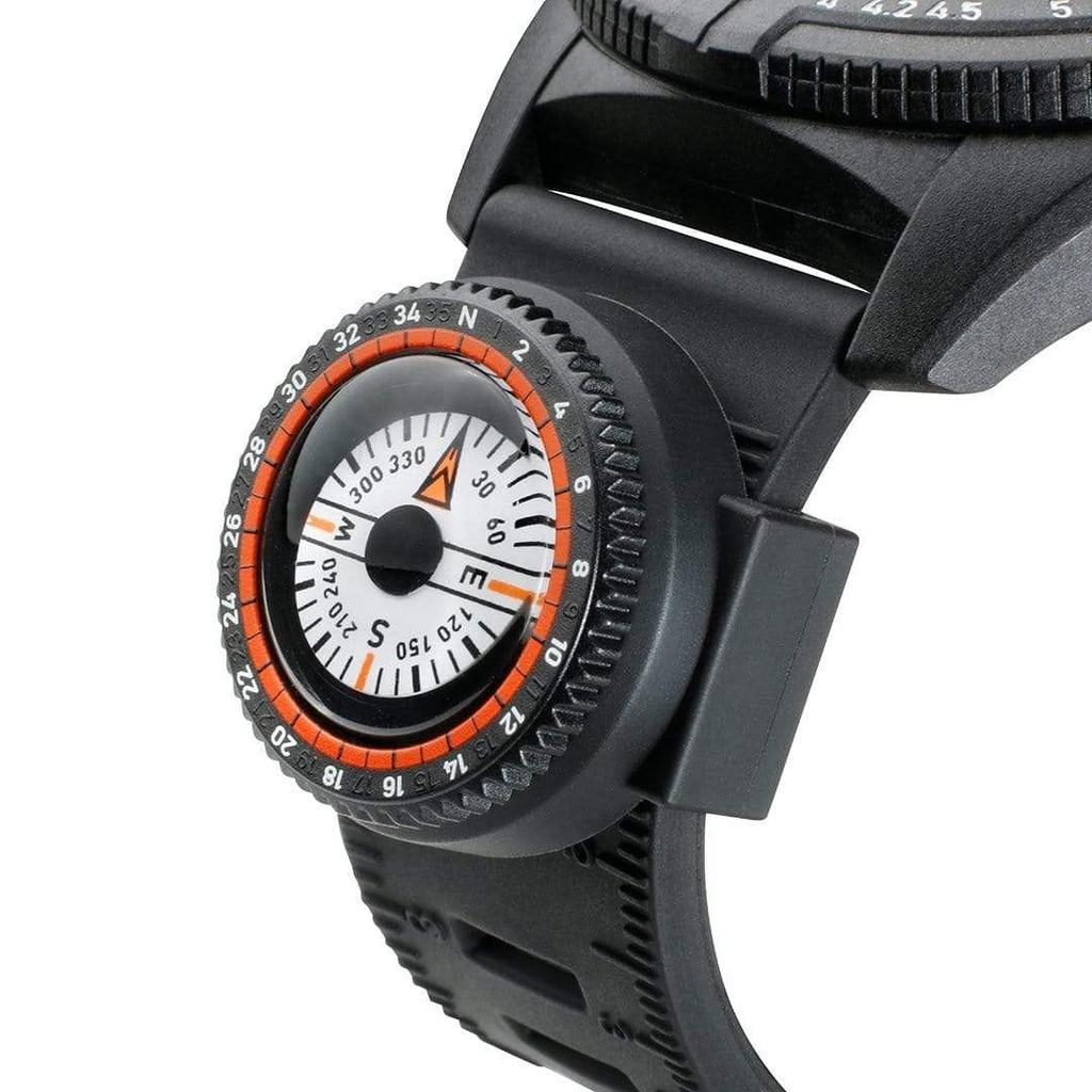 Luminox Black Polycarbonate Compass with Loop Men's