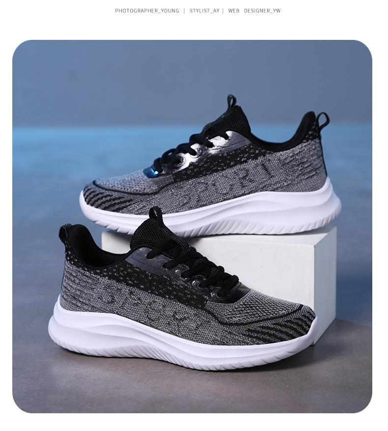 New Mesh Breathable Women's Sports Single Shoes Soft Running Sole Light Casual Shoes