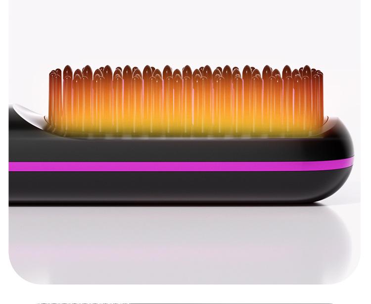 Portable LCD Ceramic Ion Hair Straightener & Curler Comb