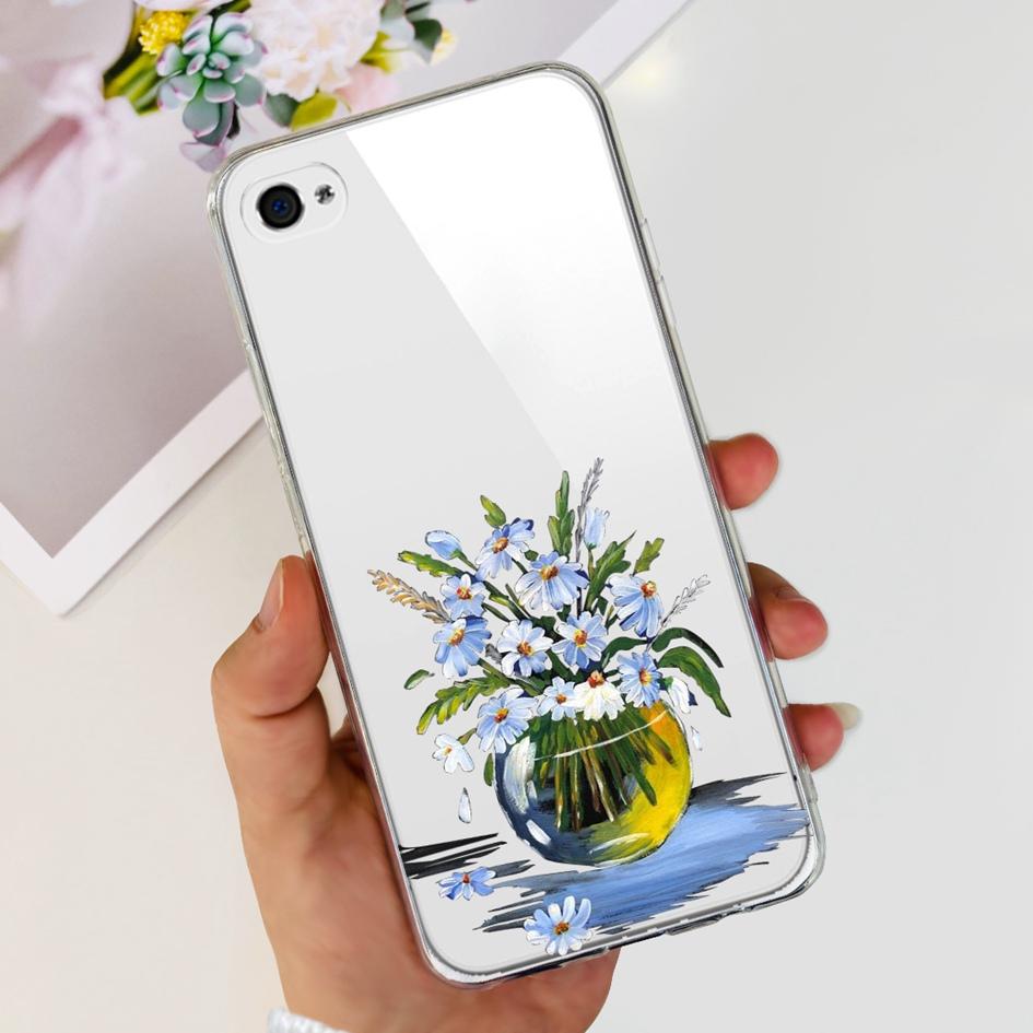 For iPhone 4 Case 3.5" Cute Cartoon Leopard Transparent Silicone Soft Cover For iPhone 4s iPhone4 Funda iPhone4s Shockproof Capa