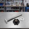 M8x100mm T-Slot Slider Heavy Duty Screw Fixture Router Chute Rail Plum Star Knob T-Track Screw Woodworking T-Slot Bolts