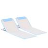 Beach Lounger, Sun Lounger, Garden Lounger, Foldable, Adjustable Backrest, Side Pocket, 48 Cm X 134 Cm X 33-43 Cm, Beige