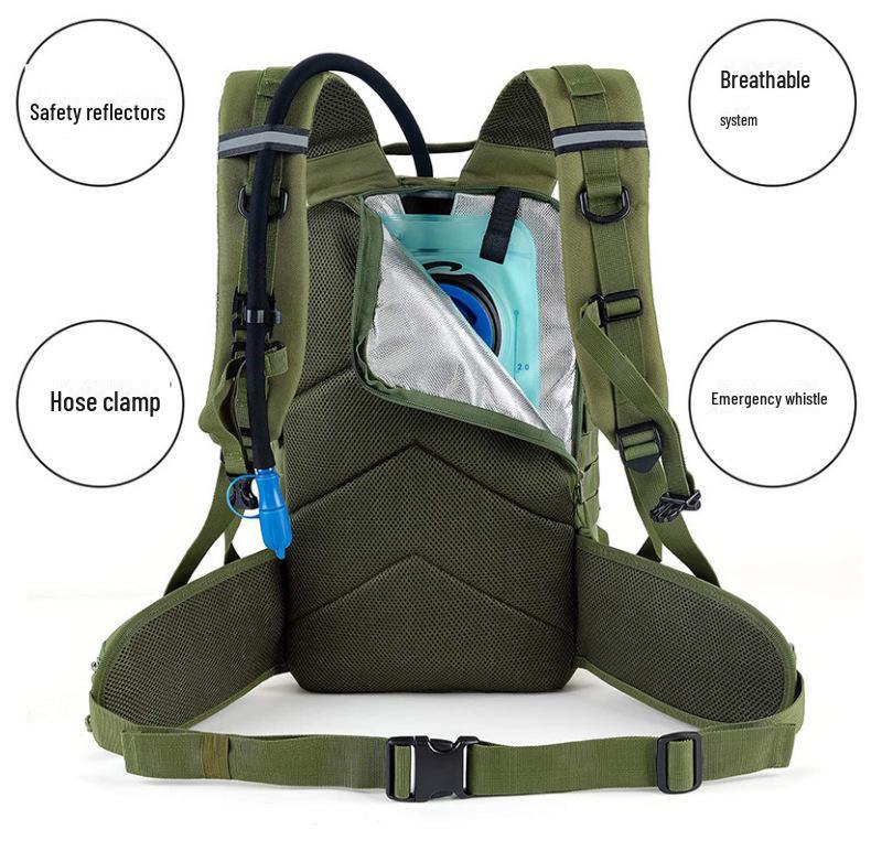 Yuebao Tactical Outdoor Backpack with Reflective Strip and Insulation Layer
