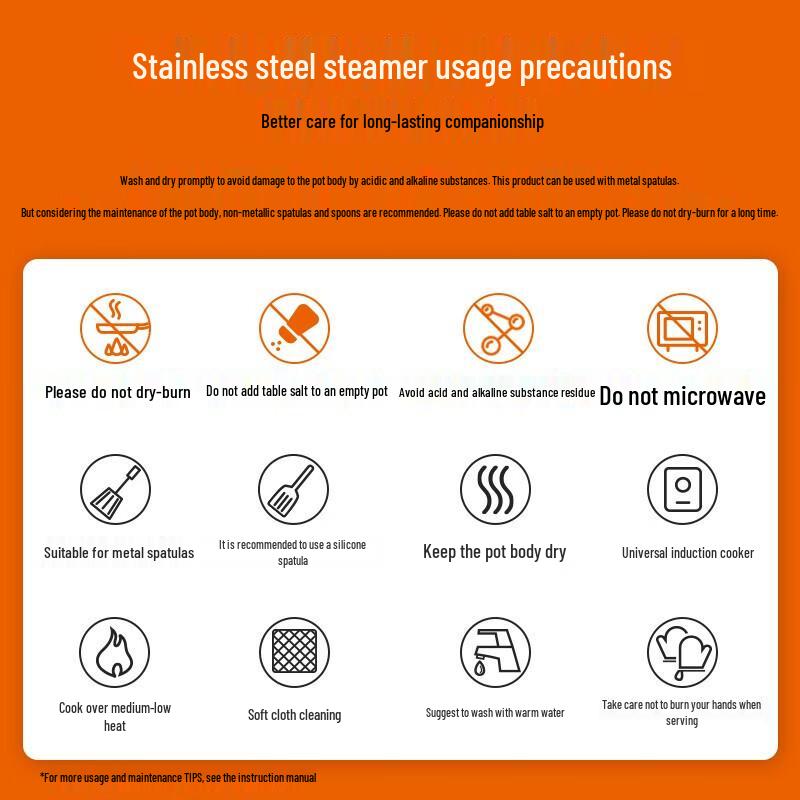 Supor 26cm 3-Layer 304 Stainless Steel Steamer Pot