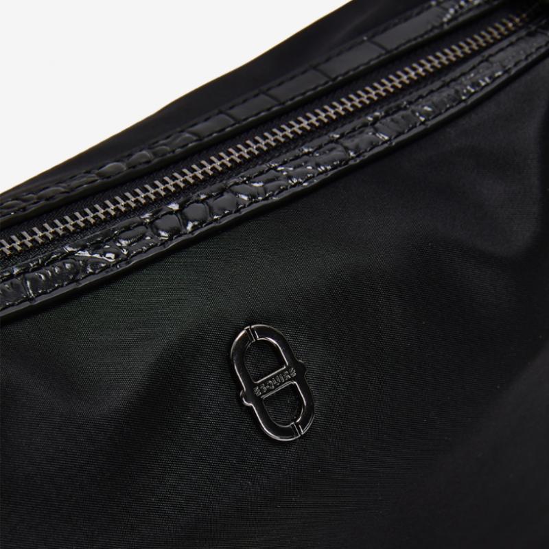 ESquire Collection ESquire Women S Nylon Chroni Shoulder Bag Black