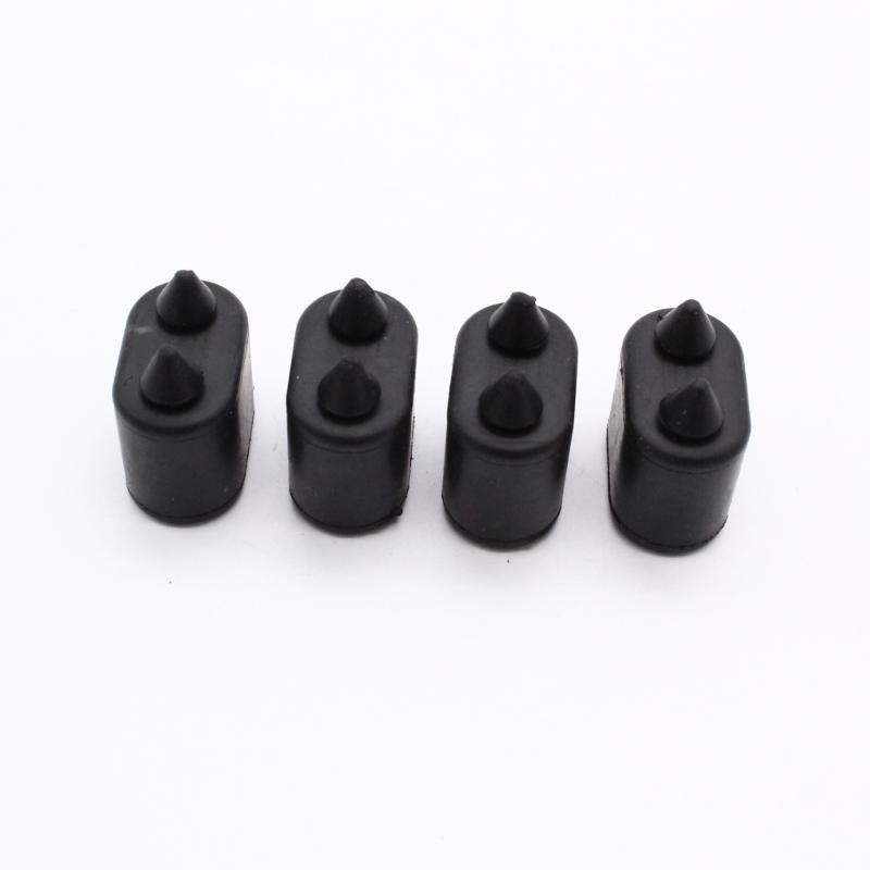 Weatherproof Vehicle Door Cushions Anti Rattle Design Easy Snap On Mounting Plastic Door Hinge Protector 4pcs for Vehicle