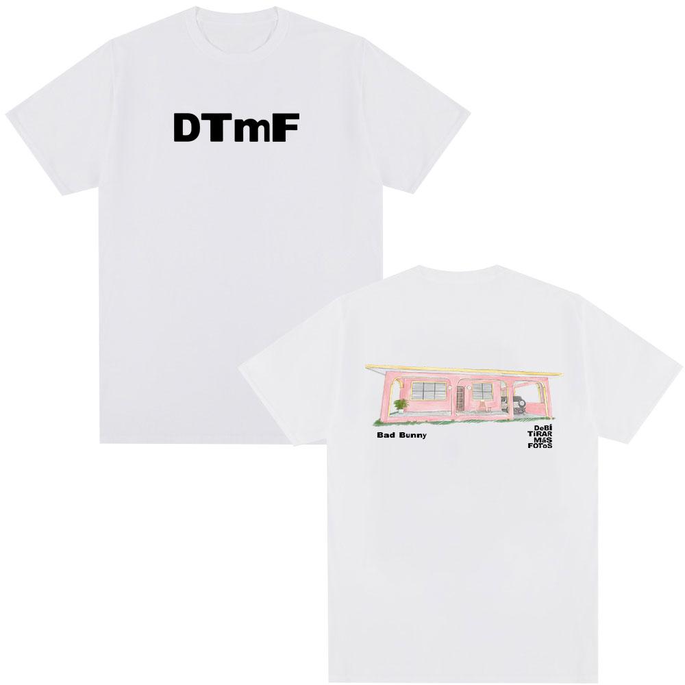 Bad Bunny DTMF Tour Merch T Shirt Debi Tirar Mas Fotos Tshirt Women Clothing Fashion Hip Hop Cotton Streetwear 2XL