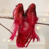 Realistic Christmas Tree Pendants White Doves Artificial Foam Birds  Party Decoration
