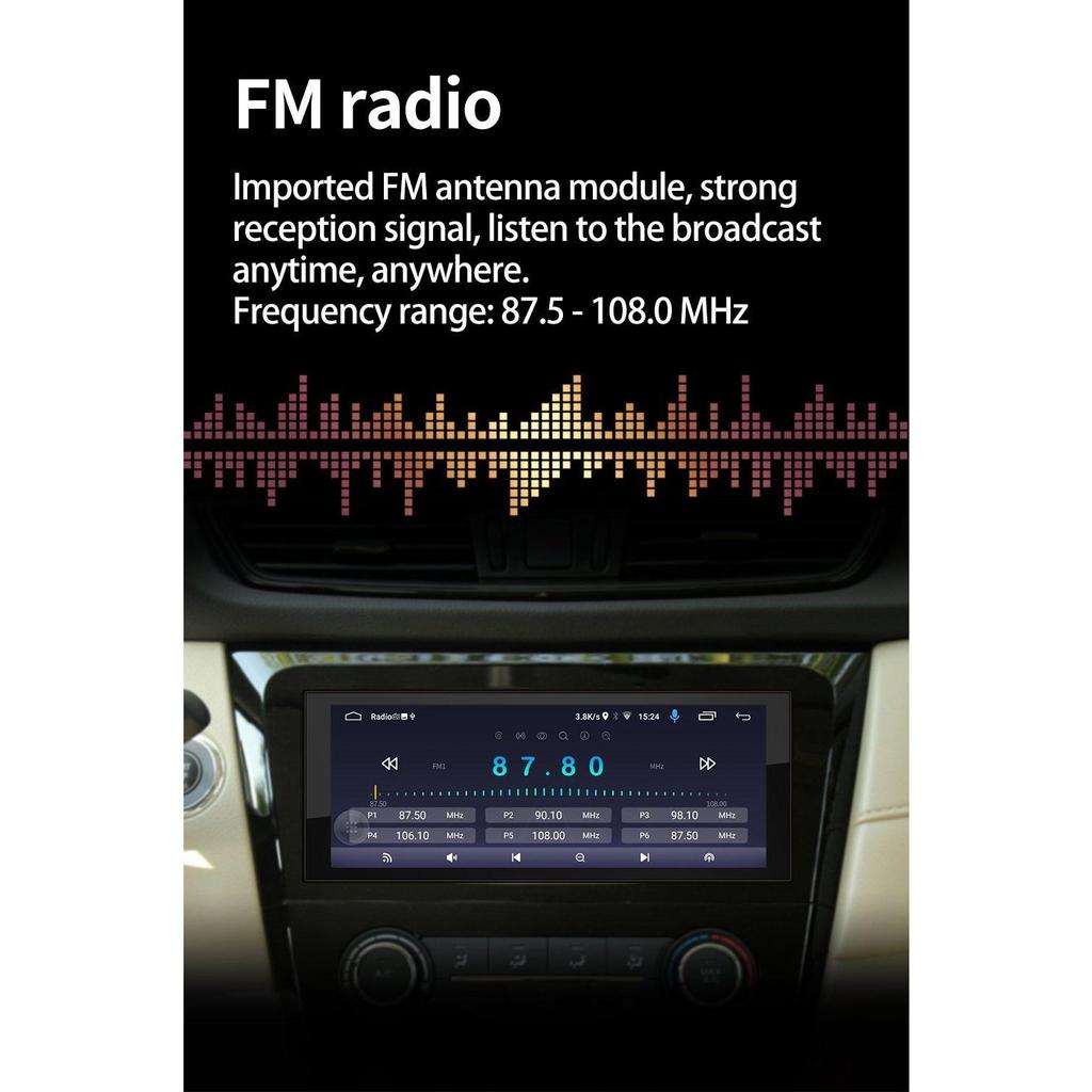 SWM 686C Android 10.1 Radio auto 1 Din CarPlay Wifi Android-Auto Player MP5 auto Bluetooth Receptor FM