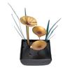 Tabletop Fountain LED Lights No Noise Compact Lightweight Classic Indoor Waterfall for Decorating
