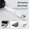 Portable USB Handheld Fan: Silent, Mini, and Power Bank-Compatible for Office, Dorm, and Outdoor Use
