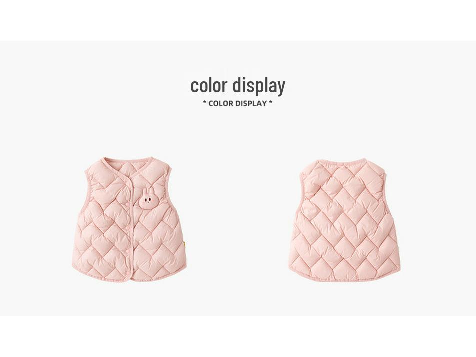 Dudu Home Infant Winter Duck Down Vest - Lightweight, Fashionable Boys' & Girls' Tops