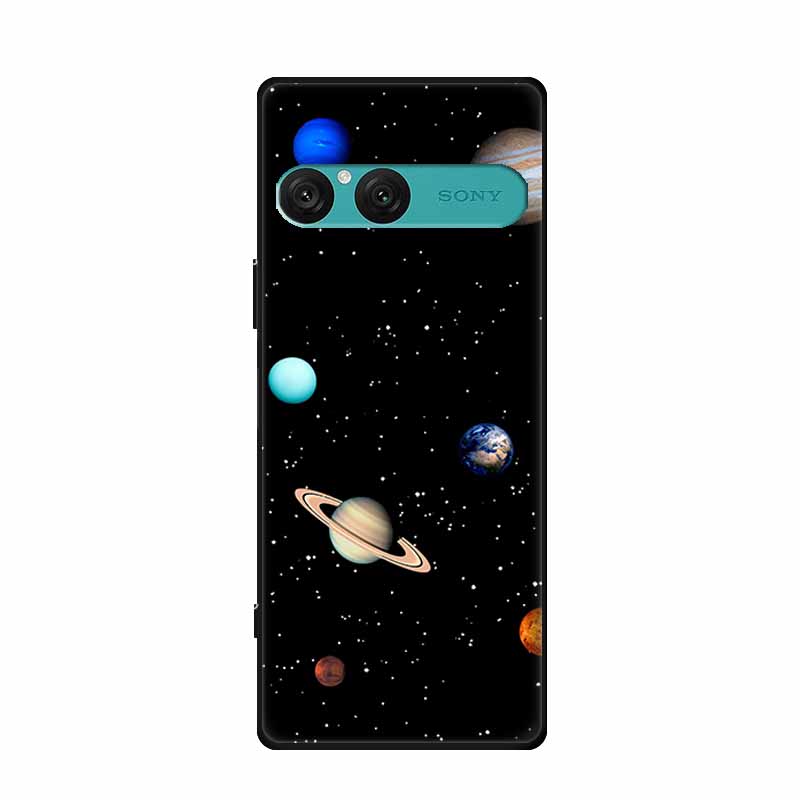 For Sony Xperia 10 VII Case Soft Silicone TPU Back Cover Protective Coque for Xperia10 VII 5G XQ-FE54 XQZ-CBFE Black Phone Cases