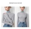 18G Soft Wool Women's Turtleneck Slim Fit Sweater, Autumn/Winter Knit Base Layer, Machine Washable
